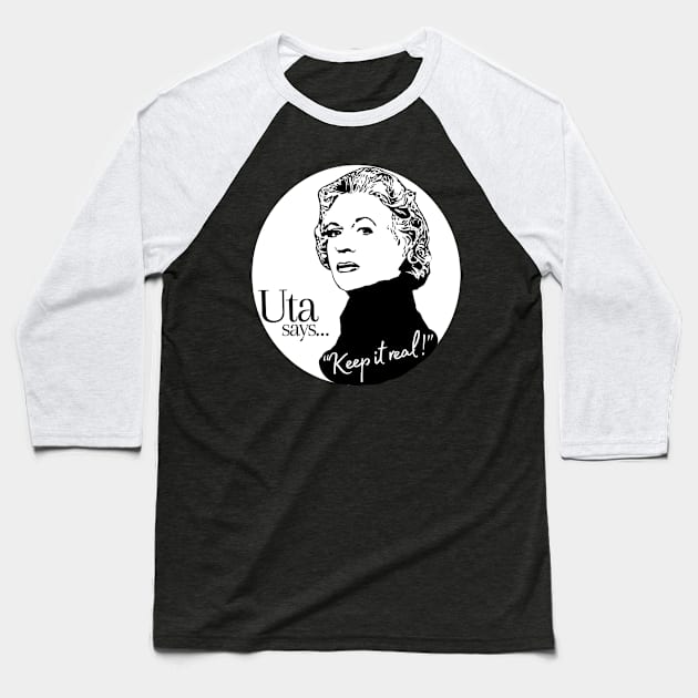 Uta Hagen says... Baseball T-Shirt by WearablePSA